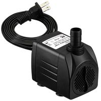 Homasy Upgraded 400GPH Submersible Water Pump with 36 Hours Dry Burning, 25W Fountain Water Pump with 5.6ft Power Cord for Aquarium, Pond, Fish Tank, Water Pump Hydroponics
