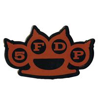 Five Finger Death Punch OriginalStickers0301 Set Of Two (2x) Stickers , Laptop , Ipad , Car , Truck , Size 4 inches on Longer Side