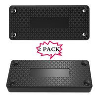 DD Gun Magnet Mount,HQ Rubber Coated 37lbs Rated, Magnetic Gun Holster for Vehicle and Indoor, Concealed for Handguns,Airguns,Rifle and Pistol in Car Wall Bedside and Office(2 Pack)