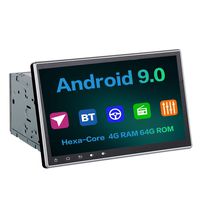 Dasaita 10.2" Head Unit Universal Car Audio Stereo GPS Navigation Android 9.0 Bluetooth Radio Car Vehicle Music Video Player Multimedia Touchscreen Hexa Core 4G+64G Build-in DSP