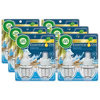 Air Wick Life Scents, Scented Oil Plug in Air Freshener Refills, Sea Spray and Warm Breeze Scent, 2 Count, 1.34 Fl Oz