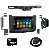 DVD GPS Navigation Multimedia Radio and Kit for Nissan Rogue 2008-2011 with Backup Camera