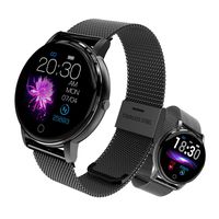 Aipinvip Sport Smart Watch, Activity Fitness Tracker Waterproof with Heart Rate Monitor Sleep Tracker Step Counter IP68 Waterproof,for Men Women (Black)