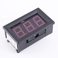 PEMENOL 12V Red Fahrenheit Digital Temperature Meter -76F~999F LED Display K-Type Thermocouple Temp Sensor
