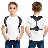 Zxwzzz Posture Correction Belt Back Anti-Hump Shape Corrector Sitting Posture Clavicle Correction Belt Mesh