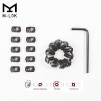 GHHJX MLOK Standard Screw Set,Set of Screws and 10 Nuts
