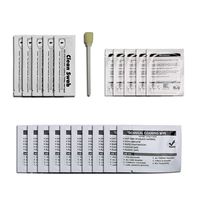 UltraClean Cleaning Kit for Most ID Card Printer, Card Reader Cleaner Kit, Pack of 5 CR80 Cleaning Cards and 5 Swabs and 10 Wipes CK-A5021 White