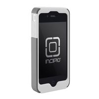 Incipio IPH-510 Silicrylic Case for iPhone 4 - Retail Packaging - White/Silver