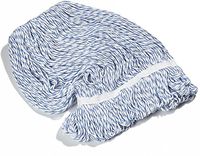 Carlisle 369670B14 Flo-Pac Finishing Mop Heads, Set of 12 (1/2-Inch, Blue)