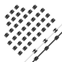 Smilife Adhesive Cable Clips, Wire Organizer Clips for Car, Home and Office, 120 Pack