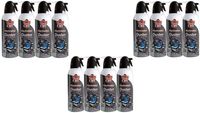 Falcon Dust-Off Electronics Compressed Gas Duster 10 oz (4 Pack) [New Improved Version] (10 oz (12 Pack) (2-Unit))