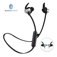 Bluetooth Headphones, ownta Bluetooth 5.0 Wireless Magnetic Earbuds, Snug Fit for Sports with Mic, TF Card Playback（Compatible with iPhone/iPad/Samsung/Android Smartphone）