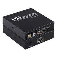 HDMI to HDMI and CVBS Video Conerter Splitter 1 In 2 Out,Support 4k@30hz 1080P, Support NTSC and PAL Two Standard TV Formats