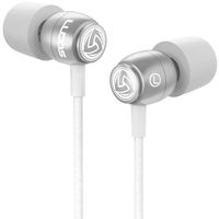 LUDOS Clamor Wired Earbuds in Ear Headphones with Microphone, Earphones with New Generation Memory Foam, Reinforced Cable, Bass, Volume Control Compatible with iPhone, Apple, Samsung, Sony, Huawei