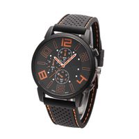 Zippem Men Quartz Wrist Watch Fashion Pointer Round Dial Silicone Band Student Watch Smart Watches
