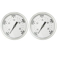 onlyfire Barbecue Professional Grill and Smoker Dia 2" Thermometer(2-Pack) Temperature Gauge