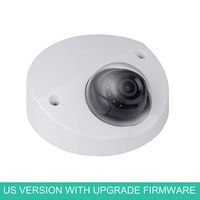 LINOVISION Wedge Camera OEM IPC-HDBW4431F-AS-S2 4MP IR Mini Dome Camera Built-in Mic 2.8mm Lens Hockey Puck Network Camera US Version Upgradable Firmware H.265+ Plug-n-Play with Dahua NVR