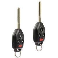 Key fits 2012-2017 Subaru Forester Impreza Legacy WRX Sti XV Keyless Entry Remote 2013 2014 2015 2016 (CWTWBU811, 4D-82), Set of 2