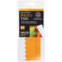 Lineco Infinity Square Photo Mounting Tabs, 0.5 inches, White, Package of 230 (533-0031M)