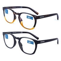 Computer Reading Glasses Blue Light Blocking Glasses Women 2 Pack(+3.5)