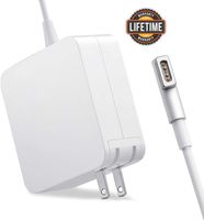 Compatible with Mac Book Air Charger, AC 45W Magsafe 1 L-Tip Power Adapter Replacement Charger Compatible with Mac Book Air 11/13 inch (Before Mid 2012)