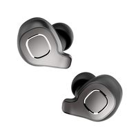 True Wireless Earbuds 5.0 Bluetooth Headphones, WerealValley Auto Pairing in-Ear Headphones with IPX6 Waterproof 15 Hours Playtime Deep Bass HiFi Stereo and Convenient Charging Case -Black