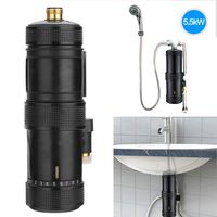 BTSSA Tankless Instant Water Heater,Shower Water Heater Bathroom Home Kitchen Wall-Mounted Intelligent Constant Temperature 5500W