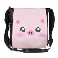 Classic Lovely Piggy Messenger Bag Shoulder Bag Outdoor Sports Crossbody Bag Side Bag For Men Women