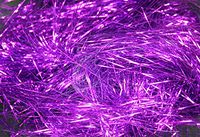 Metallic Iridescent Shred (2 Packs) 0.25MM (.75 OZ Each) Tinsel Angel Hair Gift Box/Basket Filler (1.5 OZ Total) (Metallic Purple)