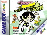 Powerpuff Girls - Paint the Townsville Green GBC Instruction Booklet (Nintendo Gameboy Color Manual ONLY - NO GAME) Pamphlet - NO GAME INCLUDED