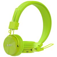 Kids Headphones Bluetooth, Foldable Wireless/Wired Stereo HD On-Ear Headset with 3.5mm Jack SD Card FM Radio Microphone Volume Control Over Ear Children Headphones for Girls Boys School, Yellow