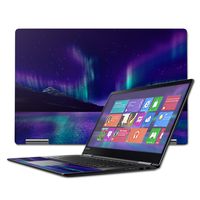 Mightyskins Skin Compatible with Lenovo Yoga 710 15.6" - Aurora Borealis | Protective, Durable, and Unique Vinyl Decal Wrap Cover | Easy to Apply, Remove, and Change Styles | Made in The USA