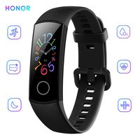 Docooler Honor Band 5 Smart Bracelet Watch Faces Smart Fitness Timer Intelligent Sleep Data Real-Time Heart Rate Monitoring 5ATM Waterproof Swi
