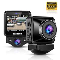 WonVon Dash Camera Front and Inside with 2.0" LCD Screen, Full HD Dual 1080x1080P Car Camera, Vehicle Video Recorder WDR, Sony Sensor, Wi-Fi, 145°Wide Angle,G-Sensor, Loop Recording