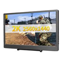 JOHNWILL Portable 2K Monitor 13.3" IPS LCD Monitor 2560x1440 IPS Portable Display HDMI Input, USB Powered,Built-in Speaker,Gaming Monitor Compatible with Laptop,PC,PS4, PS3, Xbox Ones,Raspberry