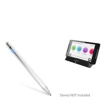 Grandpad Tablet Stylus Pen, BoxWave [AccuPoint Active Stylus] Electronic Stylus with Ultra Fine Tip for Grandpad Tablet - Metallic Silver