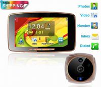 NEW 5" Digital Door Peephole Camera SIM Record LCD HD GSM IR Night Vision Viewer