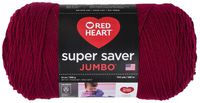 RED HEART RED HEART Super Saver Jumbo Yarn, Burgundy - E302C.0376