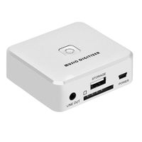 Audio Capture Cassette CD MP3 Recorder Converter with 3.5mm & RCA IN Ports, Remote Controlled Music Digitizer