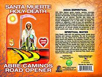 Spiritual Water Holy Death/Road Opener 8ozAGUA ESP MUERTE/ABRE CAMNO 8oz