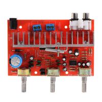 watersouprty 40W TDA7377 Stereo Dual-Channel Audio Power Amplifier Board Treble Bass Adjustable