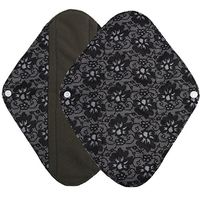 Clearance Mama Cloth,WYTong Light Reusable Washable Bamboo Charcoal Cloth Menstrual Pad Mama Pad for Women (Black, M)