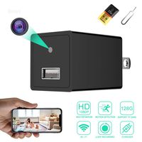 Spy Camera Wireless Hidden Camera WiFi Camera - 1080P HD Nanny Cam Spy Hidden Charger Camera - Indoor Home Security Camera with Remote Viewing/Motion Activated, APP Supports iOS/Android/PC