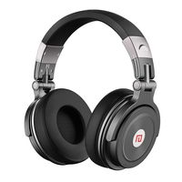 Bluetooth Headphones,Over Ear Wireless Headset,40 mm Drivers Earbuds, Deep Bass Wireless Headphones (15 Hour Playtime,Active Noise Cancelling) for Travel Work TV Computer Phone (Black)