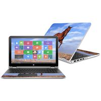 Mightyskins Skin Compatible with Hp Pavilion X360 15.6" (2016) - Horse | Protective, Durable, and Unique Vinyl Decal Wrap Cover | Easy to Apply, Remove, and Change Styles | Made in The USA