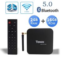 Tanix TX6 TV Box Android 9.0 tv Box 2GB/16GB 4K TV Allwinner H6 Quad core ARM Cortex-A53 H.265 Decoding 2.4GHz/5GHz WiFi