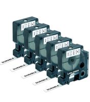 Label Orison-Standard D1 Labeling Tape 40913 S0720680 Cassette Labels Black on White 3/8" x 23' (9mm x 7m) Compatible with Dymo LabelManager 260P 280 420P,5 Cartridges