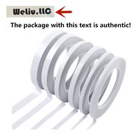 Double-Sided Tape for Arts, Crafts, Photography, Scrapbooking, Tear-by-Hand, Paper Backing (6 Rolls) (Width: 6mm/ 9mm/ 12mm/ 15mm)