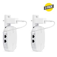 AC Outlet Mount Compatible with Samsung SmartThings WiFi - Flexible mounting Option for Your Samsung SmartThings WiFi (White, 2 Pack)