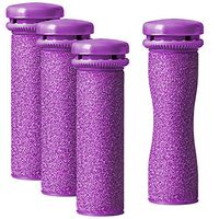 Emjoi Micro-Pedi SoftFLEX Refill Rollers (Latest Edition) Flexible and Soft For More Comfort - Pack of 4